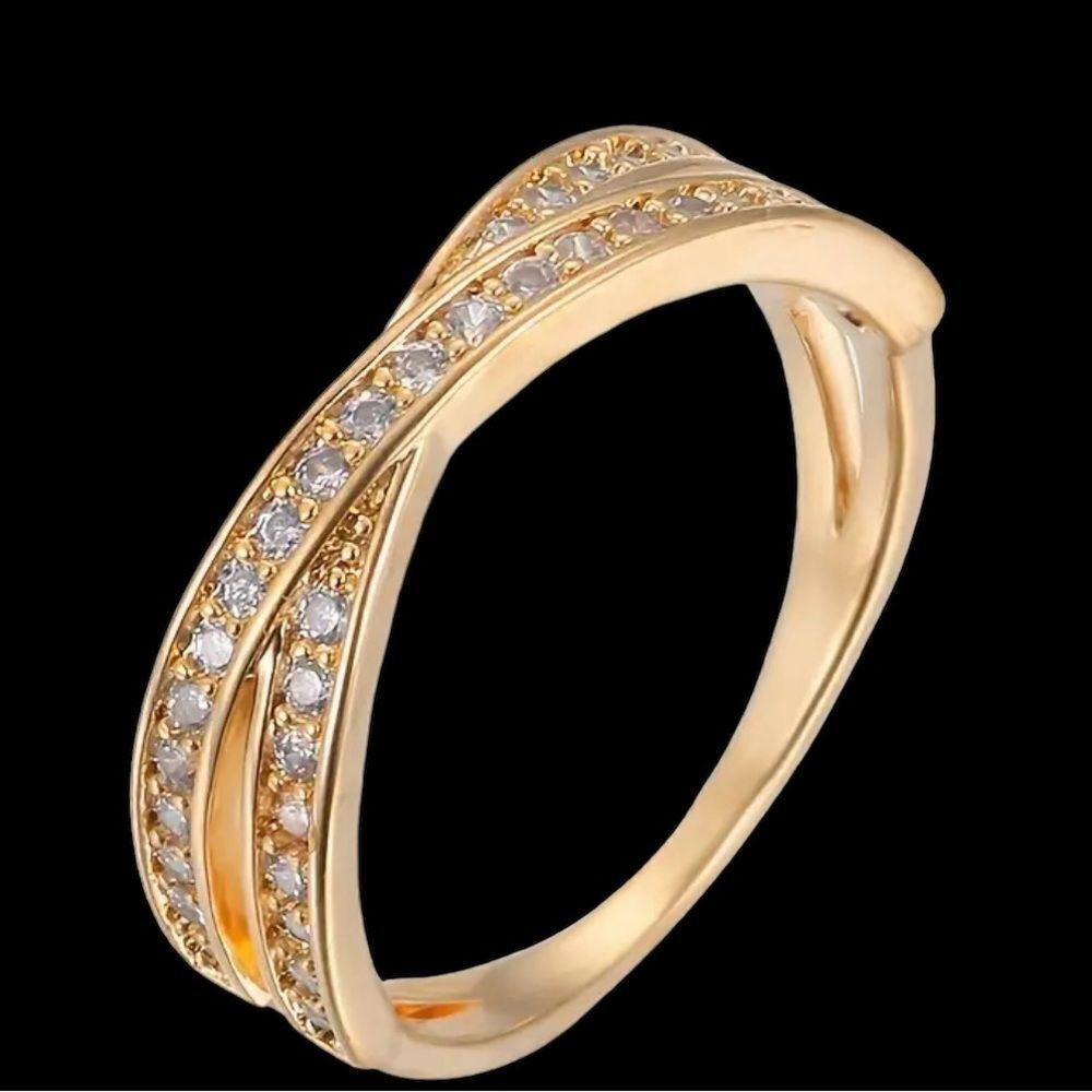 FASHION CROSS ZIRCON RING - Picture 2 of 3
